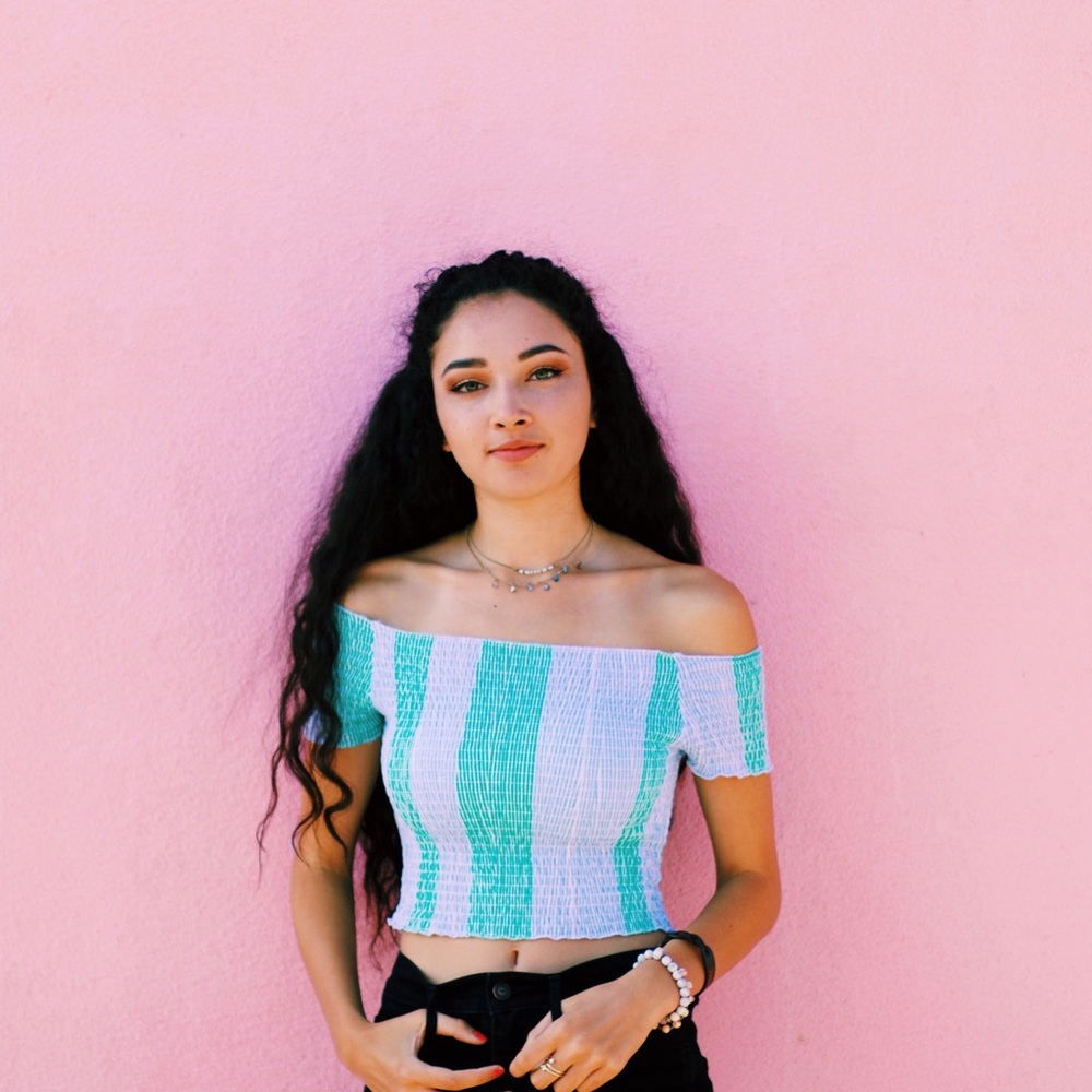 Off the shoulder Ribbed crop top